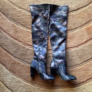 Beautiful Camo OTK Boots